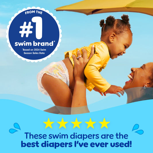 Pampers Splashers Swim Pants - Size 2-3