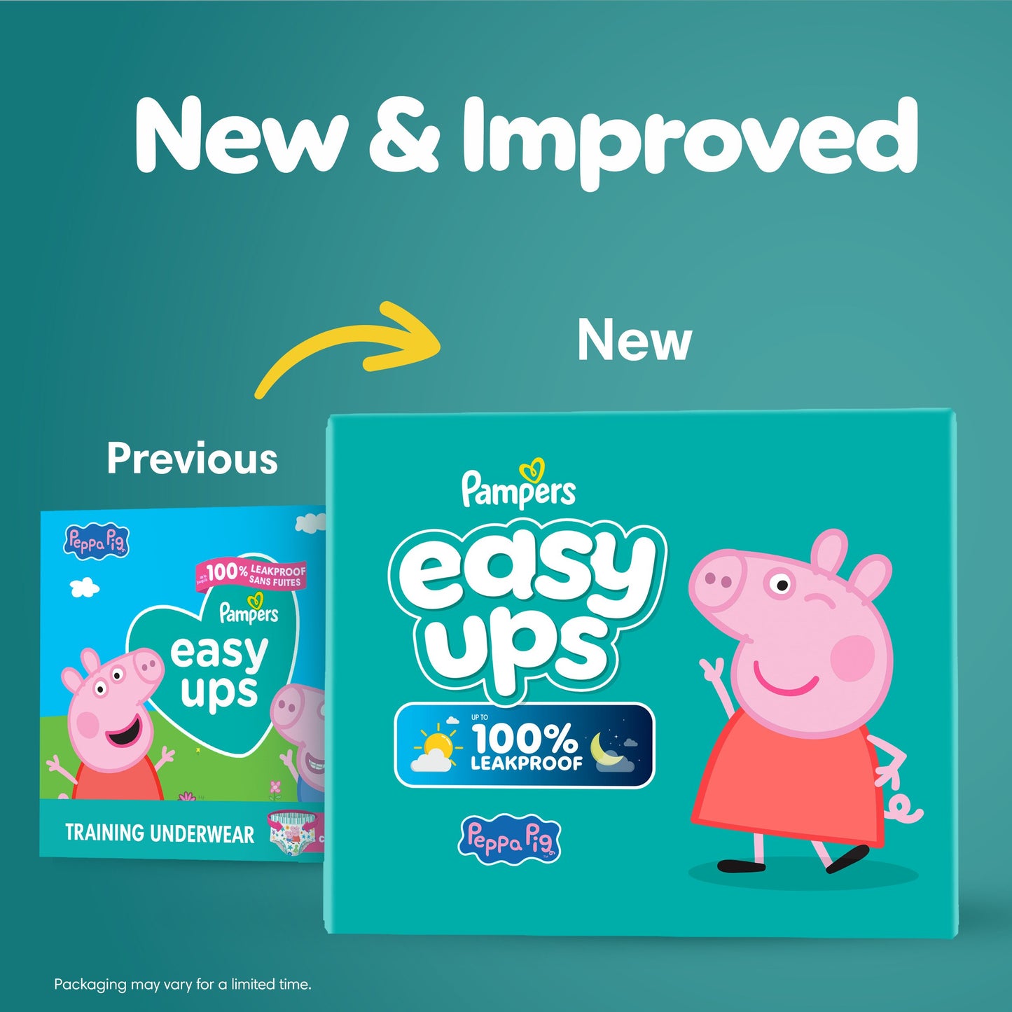 Pampers Easy Ups Peppa Pig Training Underwear - Size 4 (2T-3T)