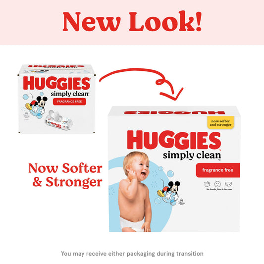Huggies Simply Clean Baby Wipes - Unscented, 3 pk