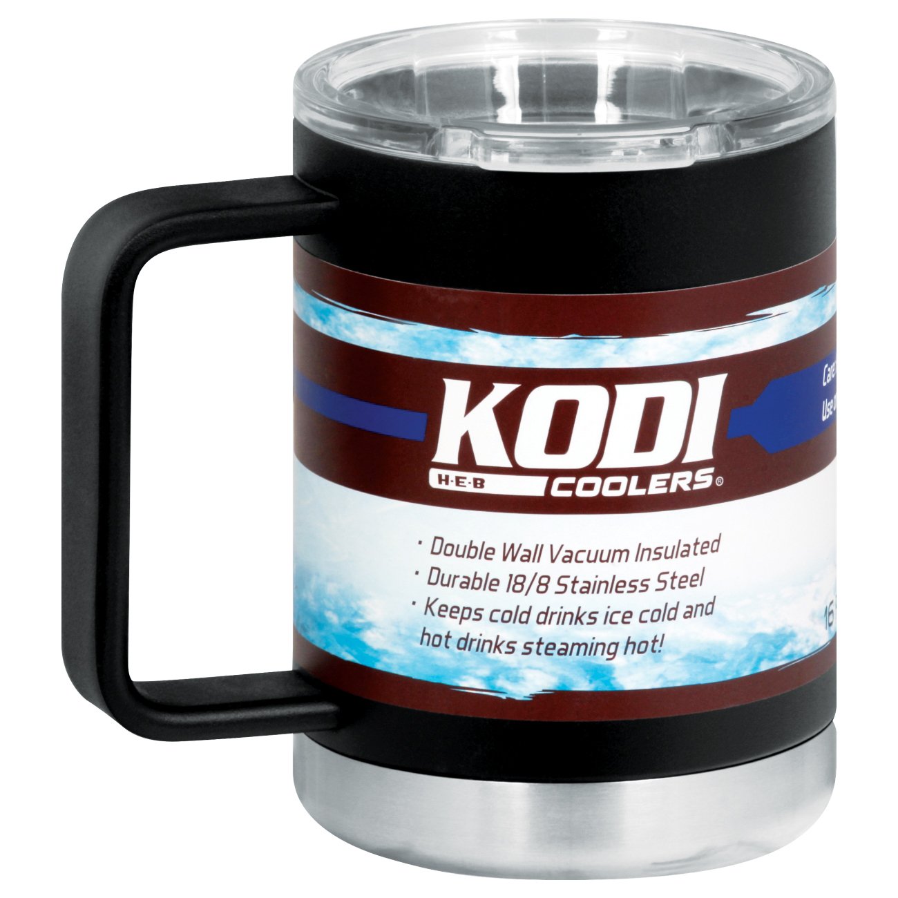 KODI by H-E-B Stainless SteeI Insulated Mug - Matte Black
