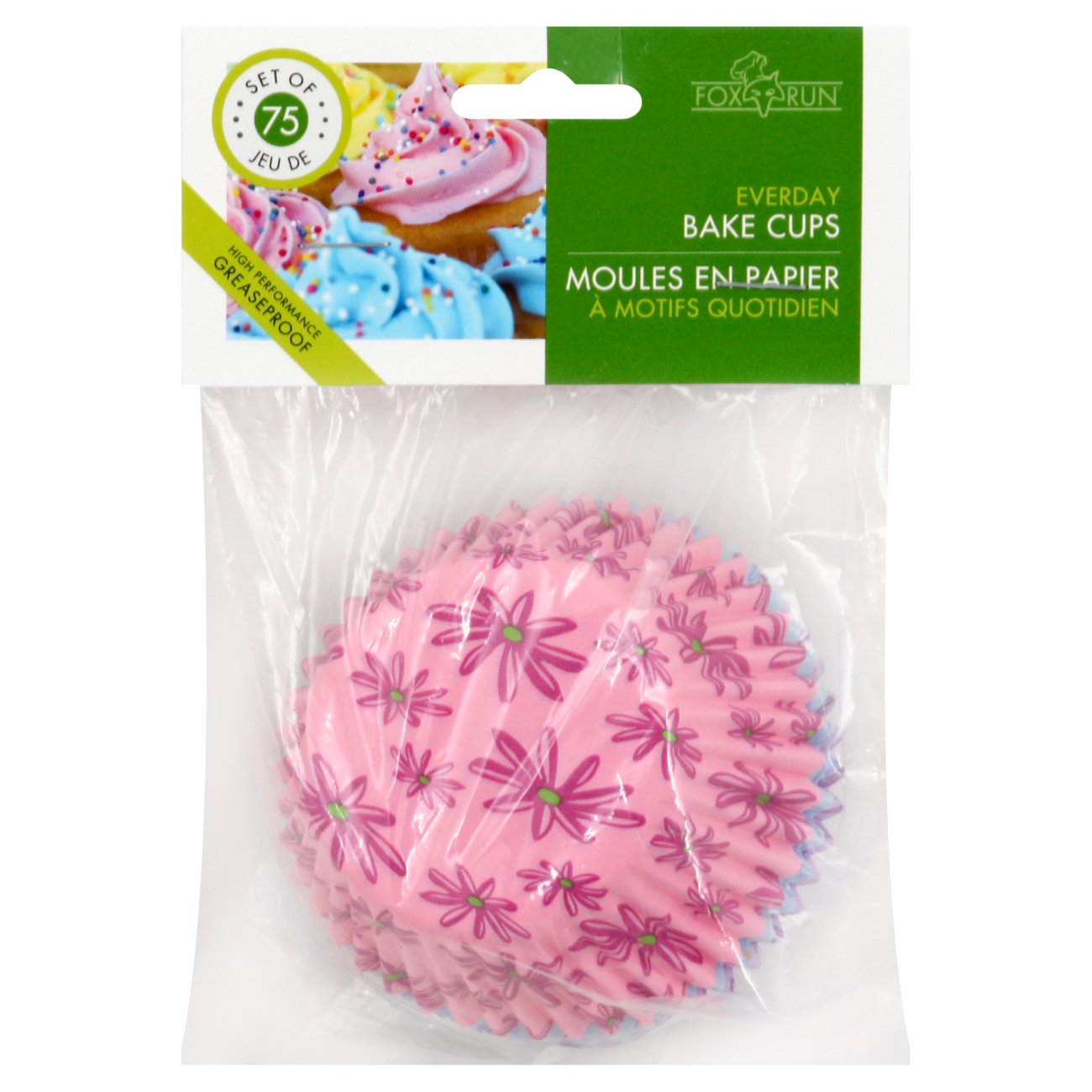Fox Run Fox Run Pink Purple Green Bake Cups