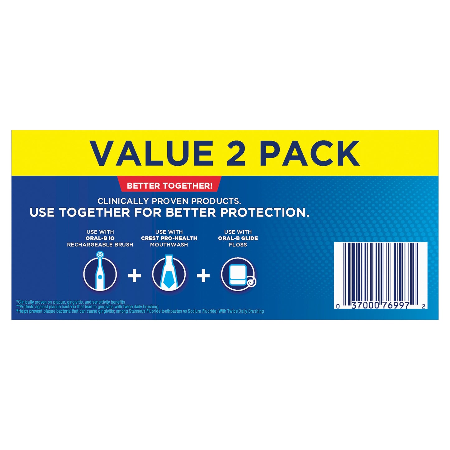 Crest Pro-Health Advanced Toothpaste - Deep Clean Mint, 2 Pk