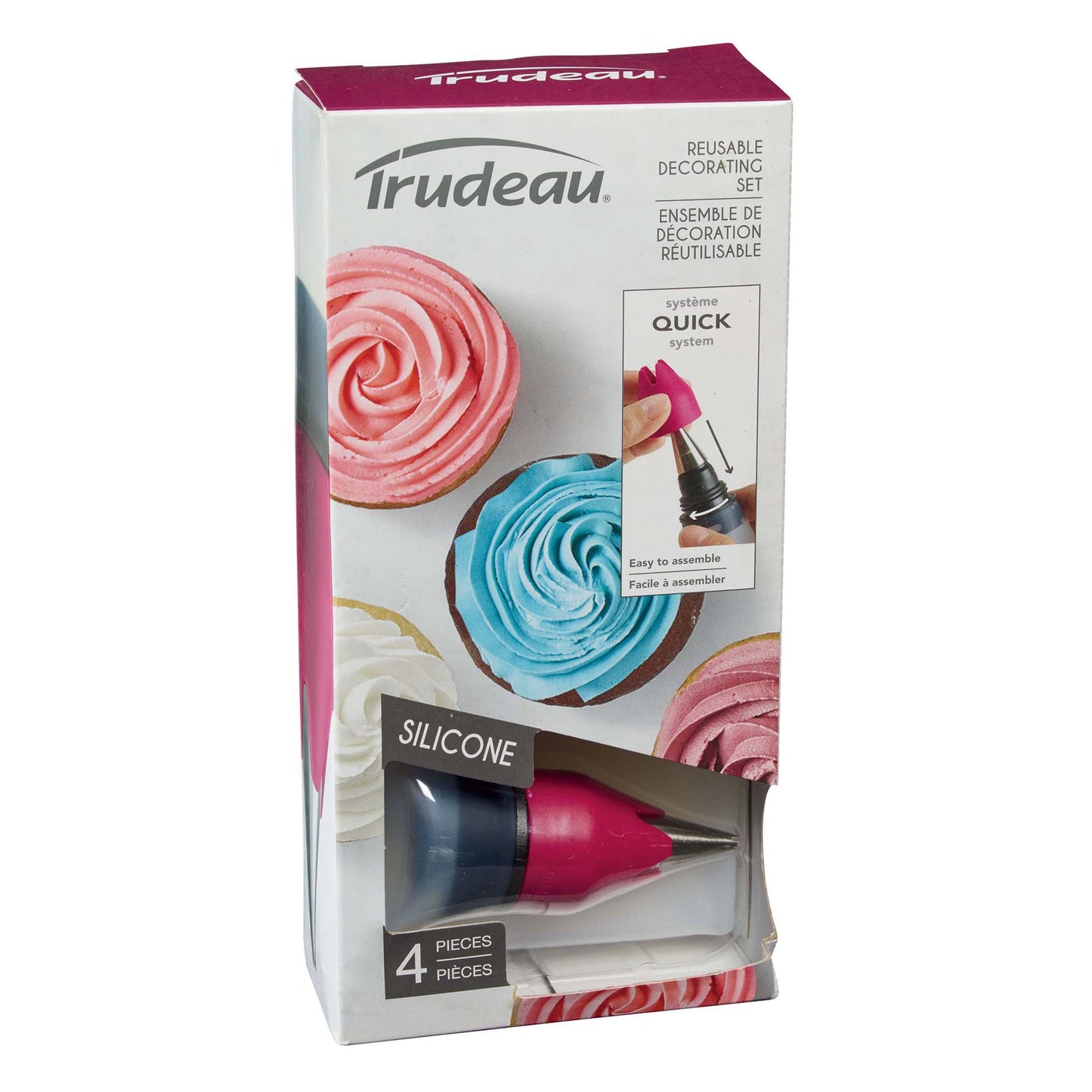 Trudeau Silicone Reusable Decorating Four Piece Set