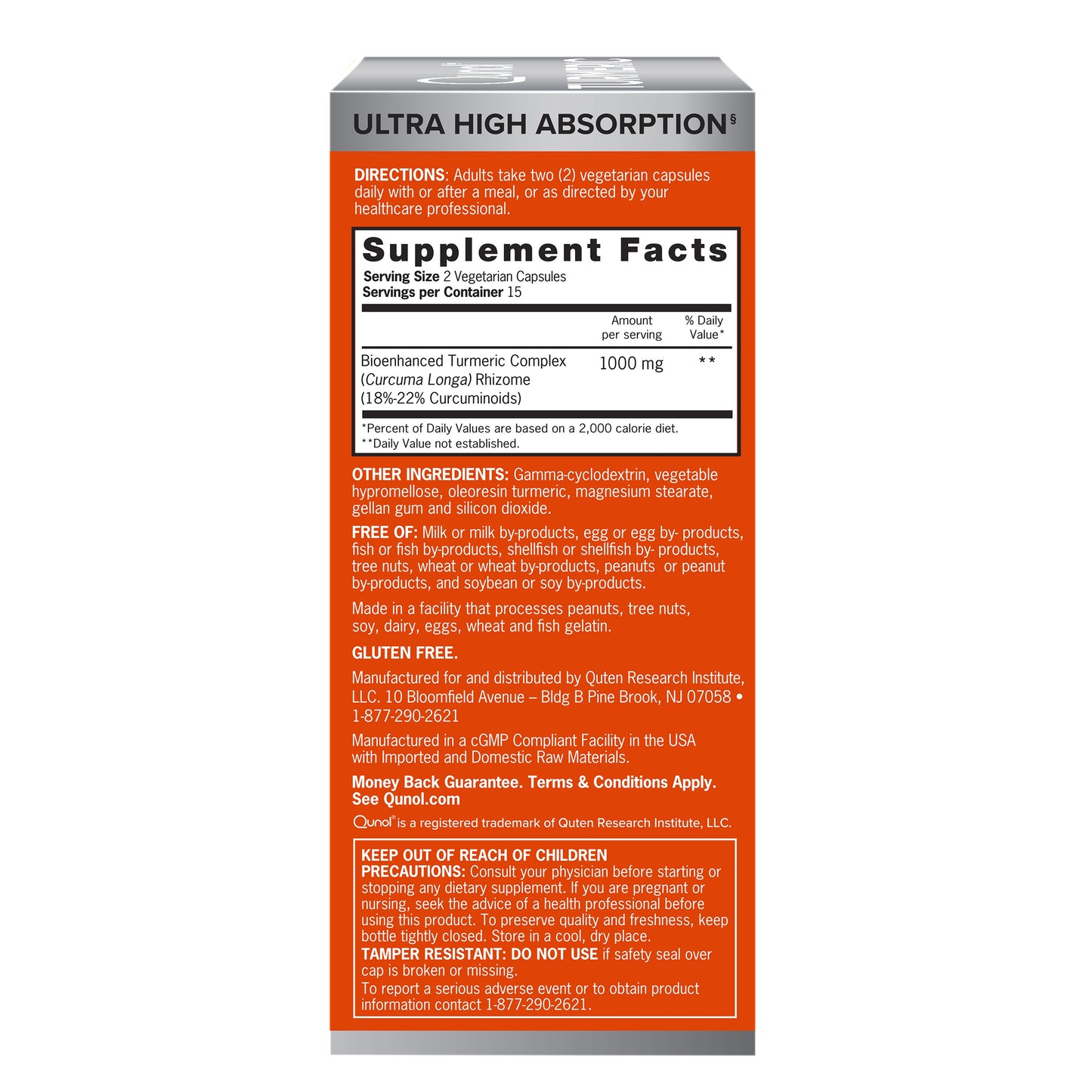 QUNOL Extra Strength Turmeric 1000 mg Softgels