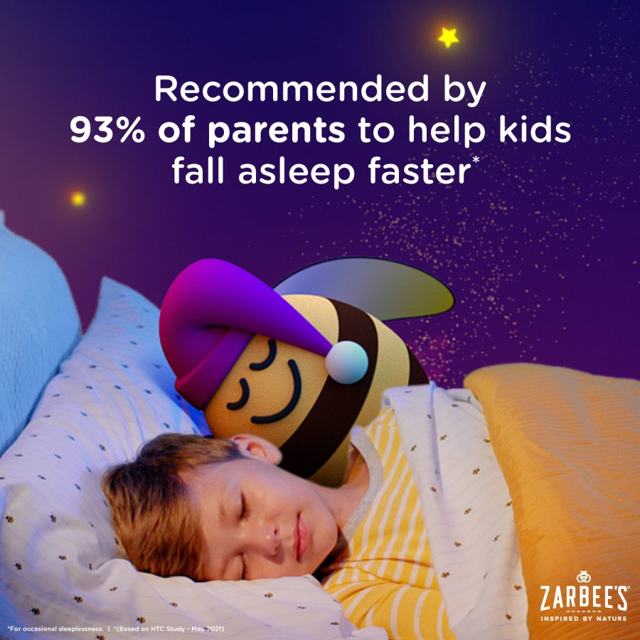 Zarbee's Children's Sleep Gummies + Melatonin - Berry