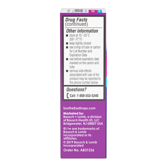 Bausch & Lomb Soothe Nighttime Dry Eye Ointment