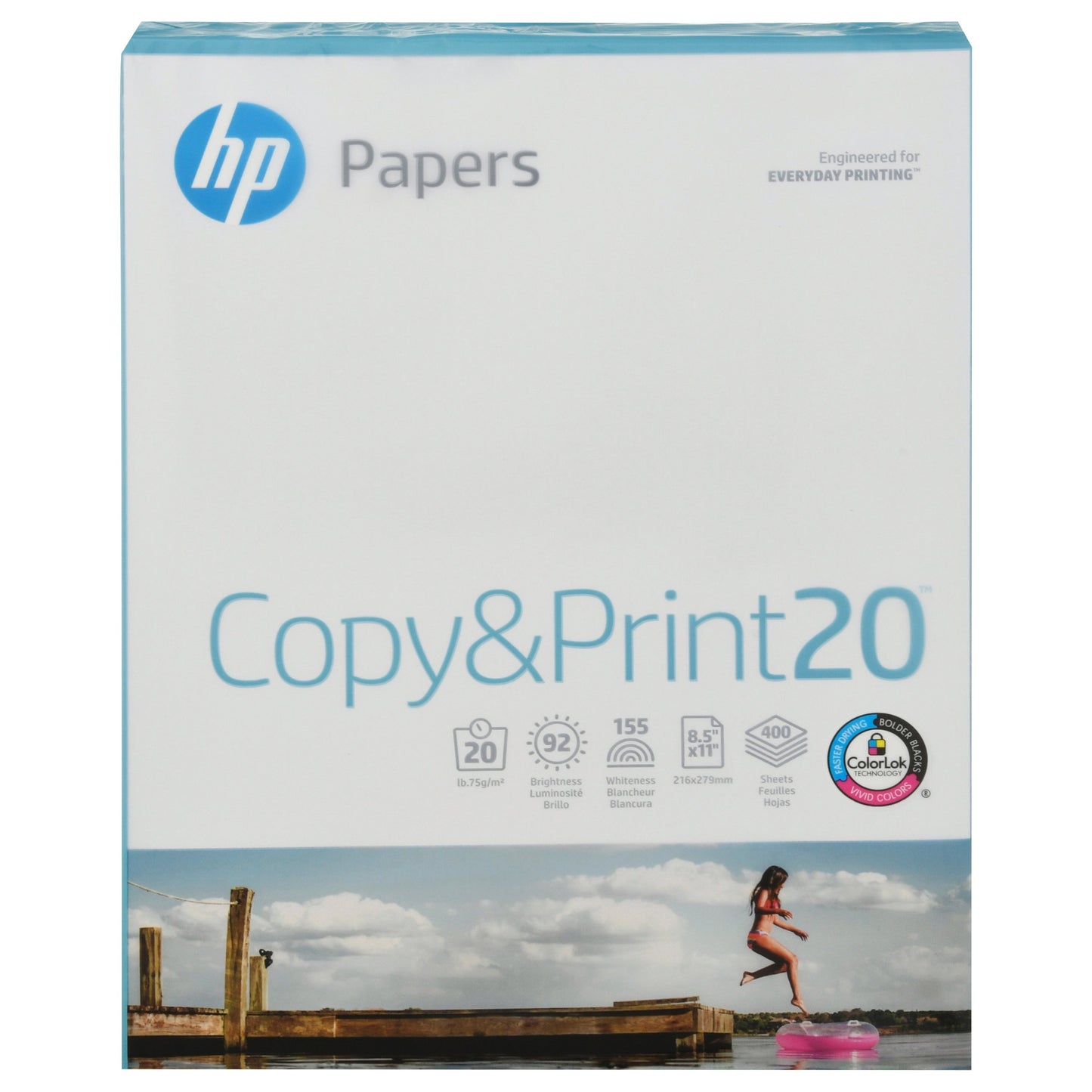HP Copy & Print20 Paper, 400 Ct