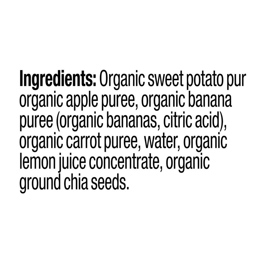 Plum Organics Mighty Veggie Pouch - Sweet Potato Apple Banana & Carrot