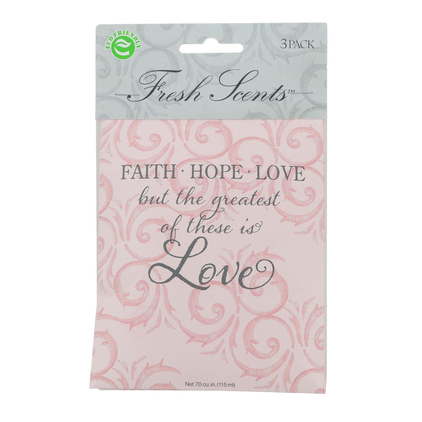 Fresh Scents Faith Hope Love Scented Sachets
