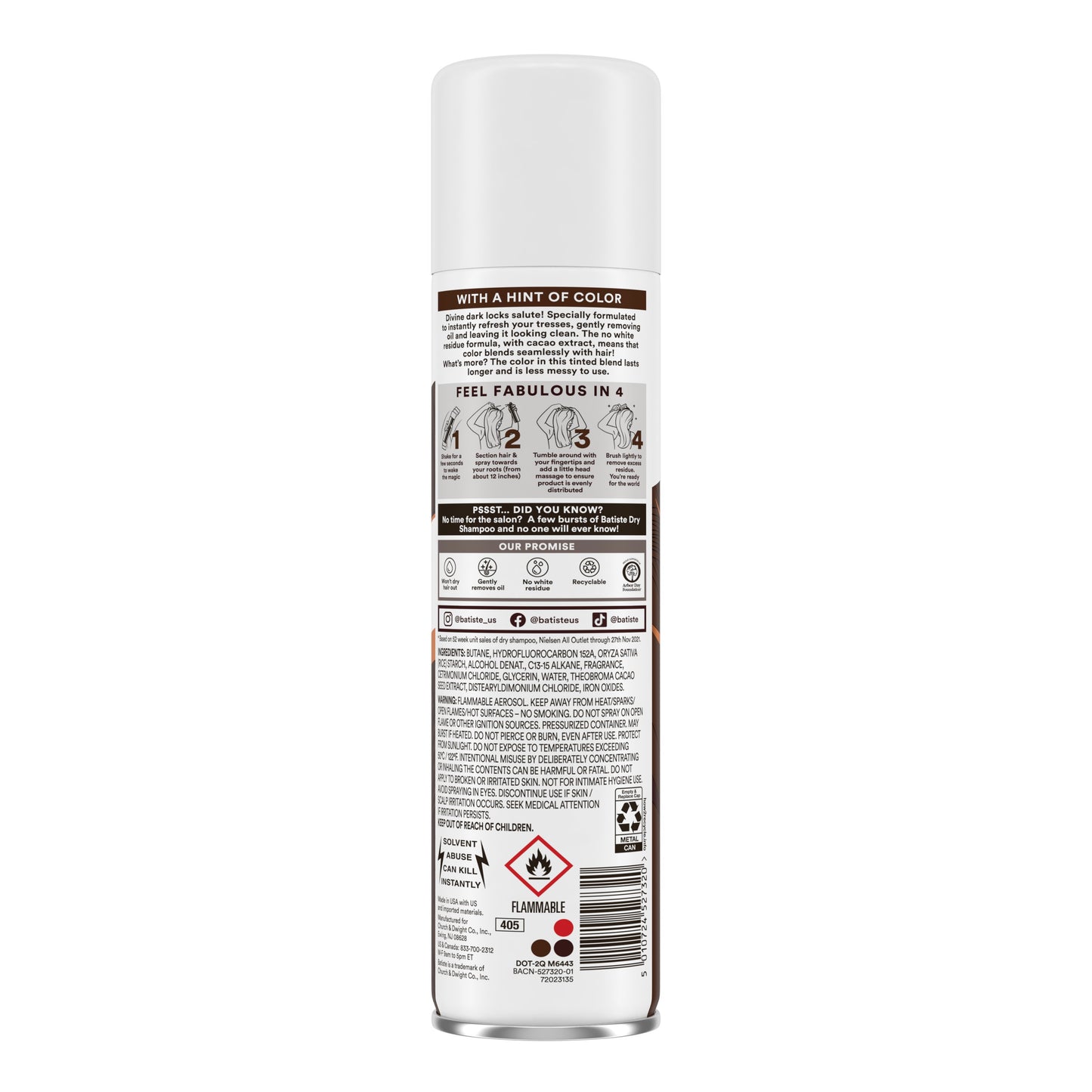 Batiste Dry Shampoo - Dark Hair