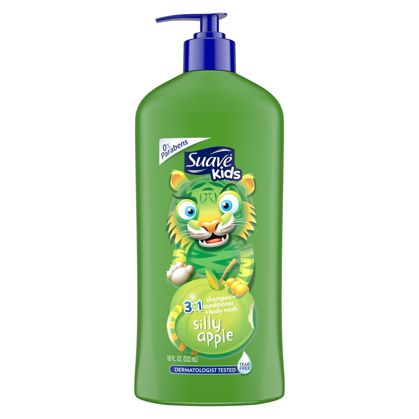 Suave Kids 3-in-1 Shampoo Conditioner & Body Wash - Silly Apple