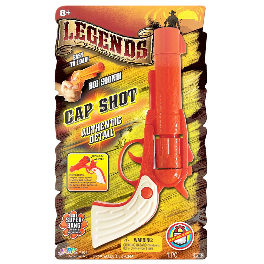 Ja-Ru Legends Of The Wild West Cap Shot Pistol
