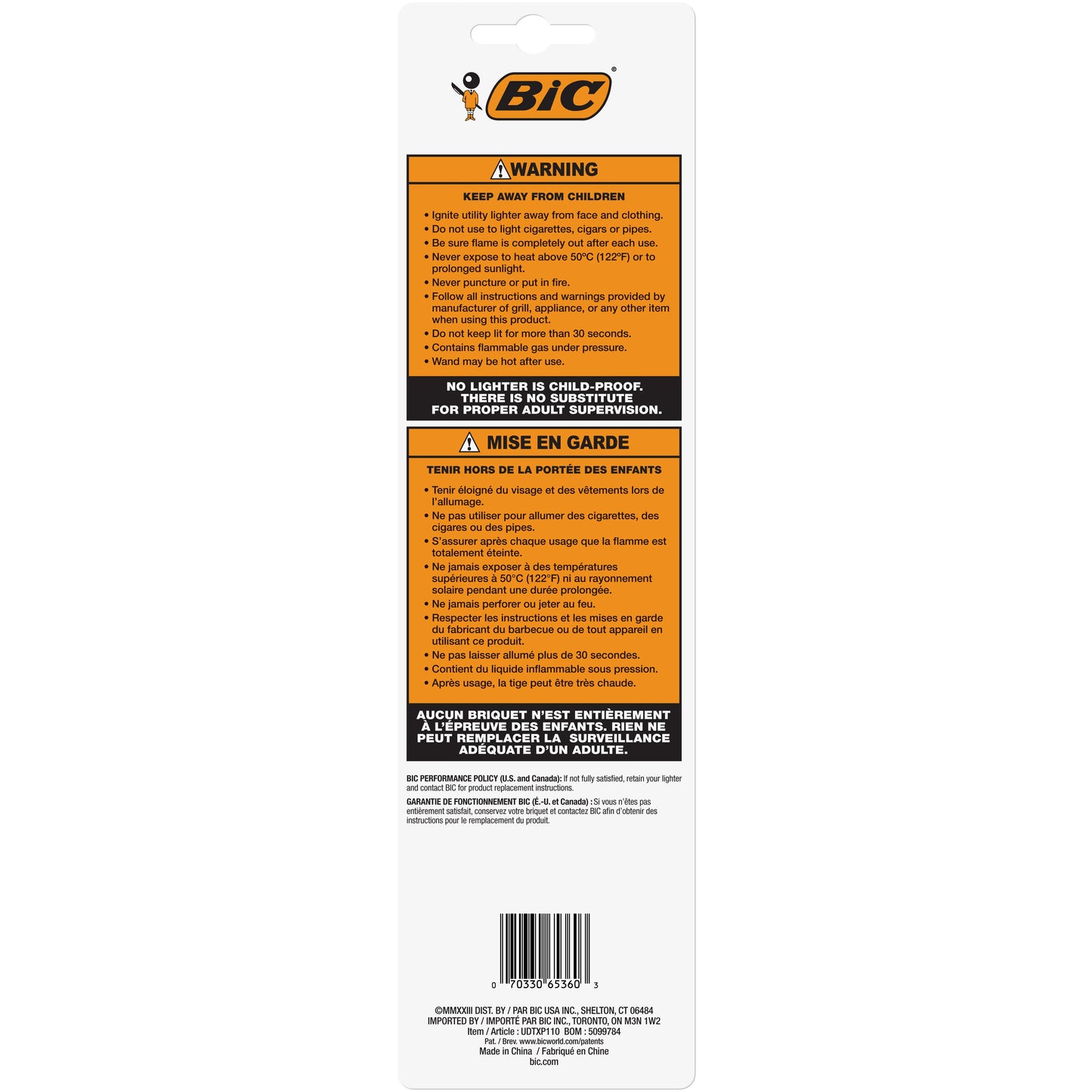 BIC Texas Edition Multi-Purpose Lighter