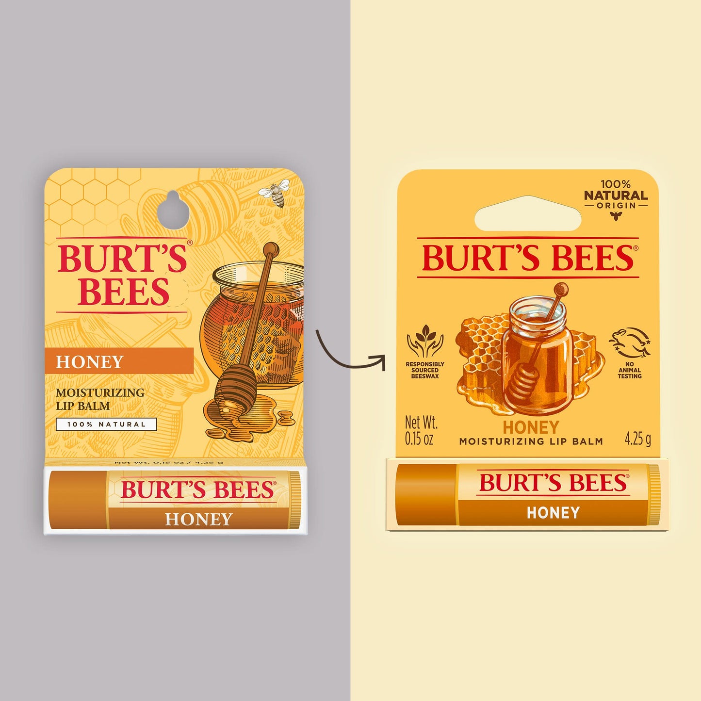Burt's Bees 100% Natural Moisturizing Lip Balm - Honey