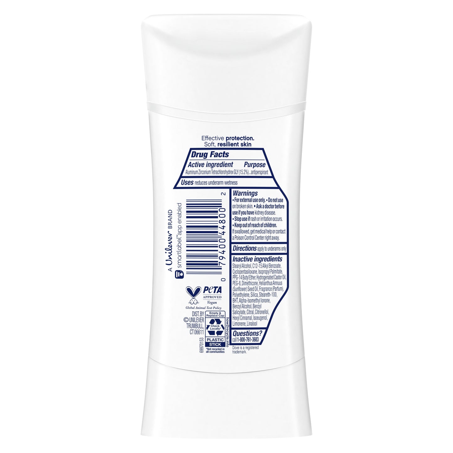 Dove Advanced Care Antiperspirant Deodorant - Rose Petals