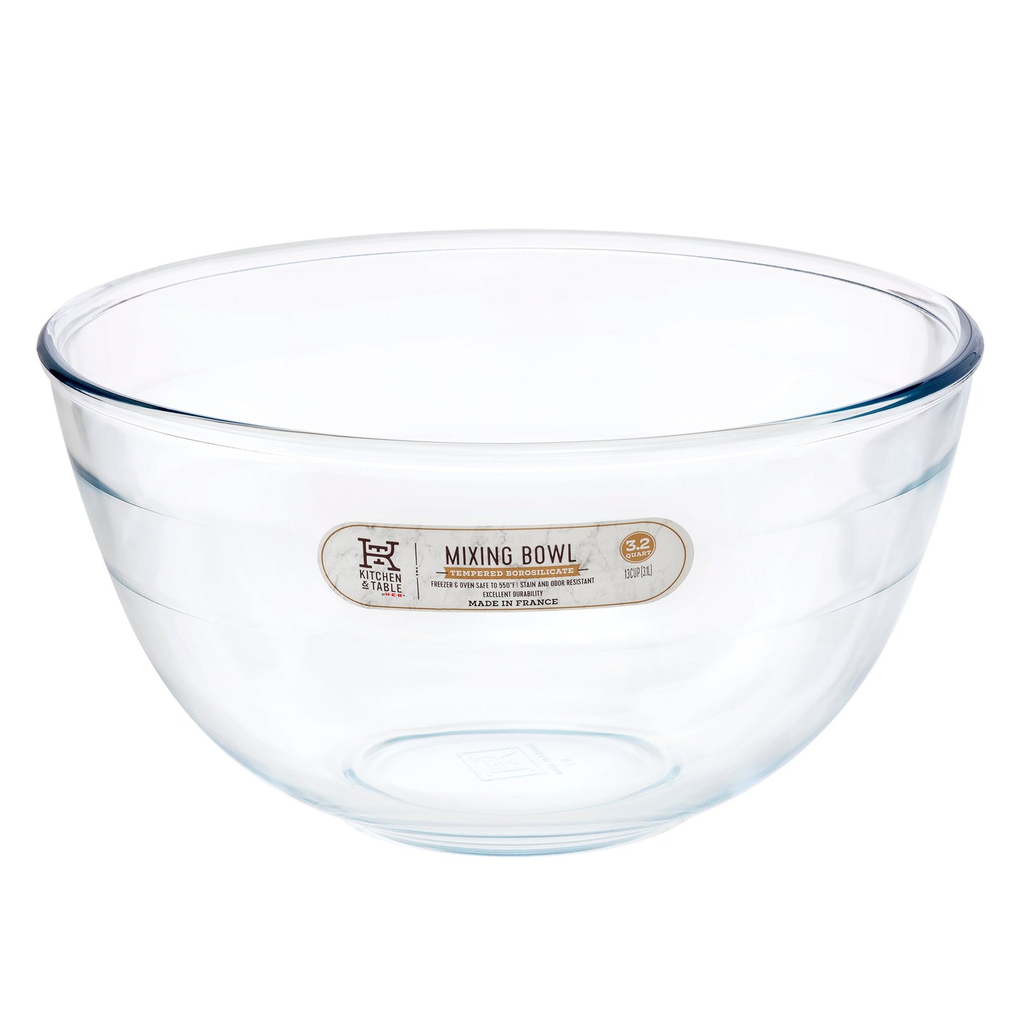 Kitchen & Table by H-E-B Tempered Borosilicate Mixing Bowl
