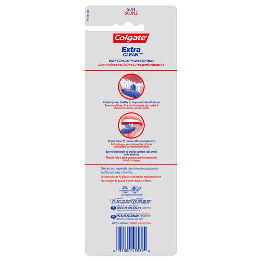 Colgate Extra Clean Toothbrush Value Pack Soft