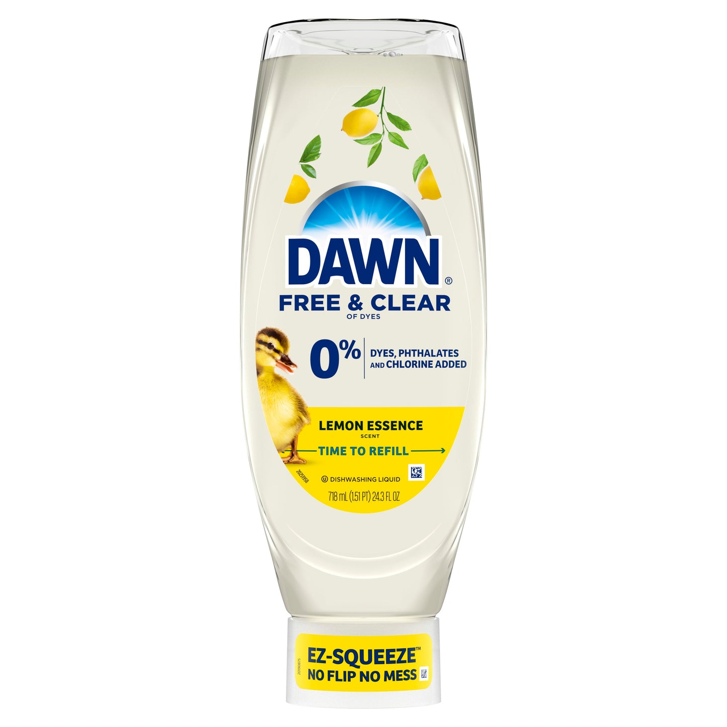 Dawn Free & Clear Lemon Essence Dish Soap