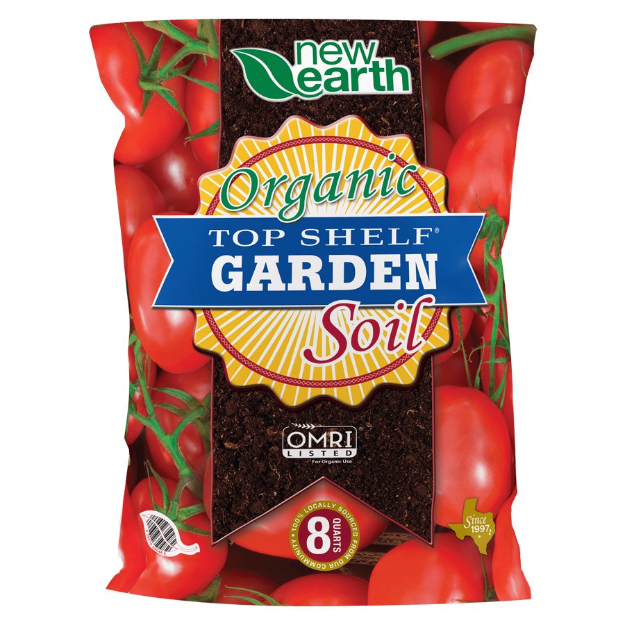 New Earth Organic Top Shelf Garden Soil