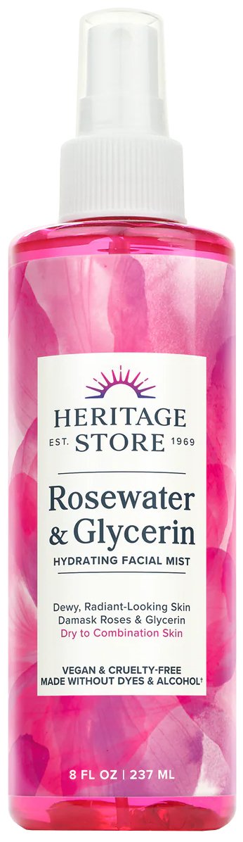 Heritage Store Rosewater & Glycerin Hydrating Facial Mist