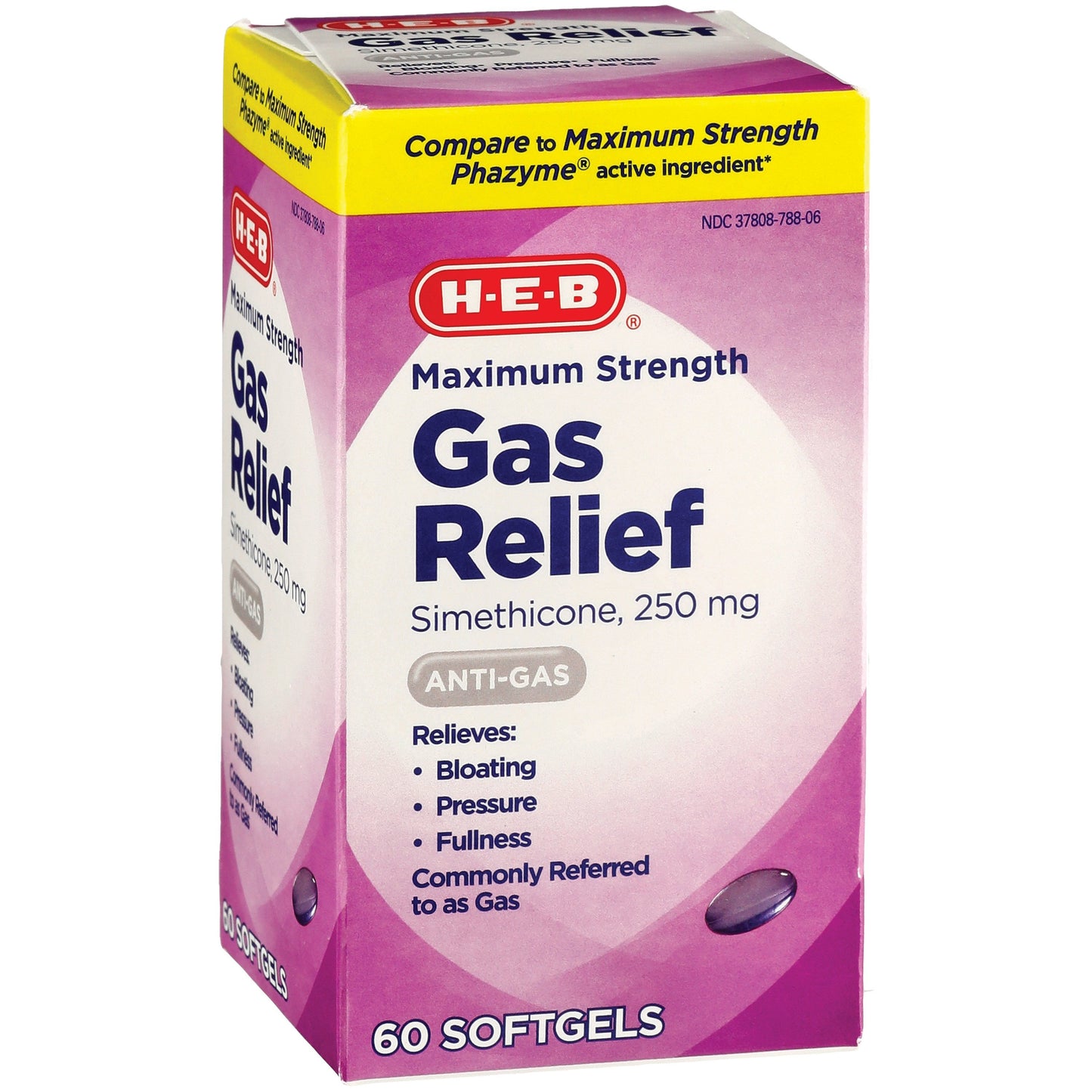 H-E-B Maximum Strength Gas Relief 250MG Softgel