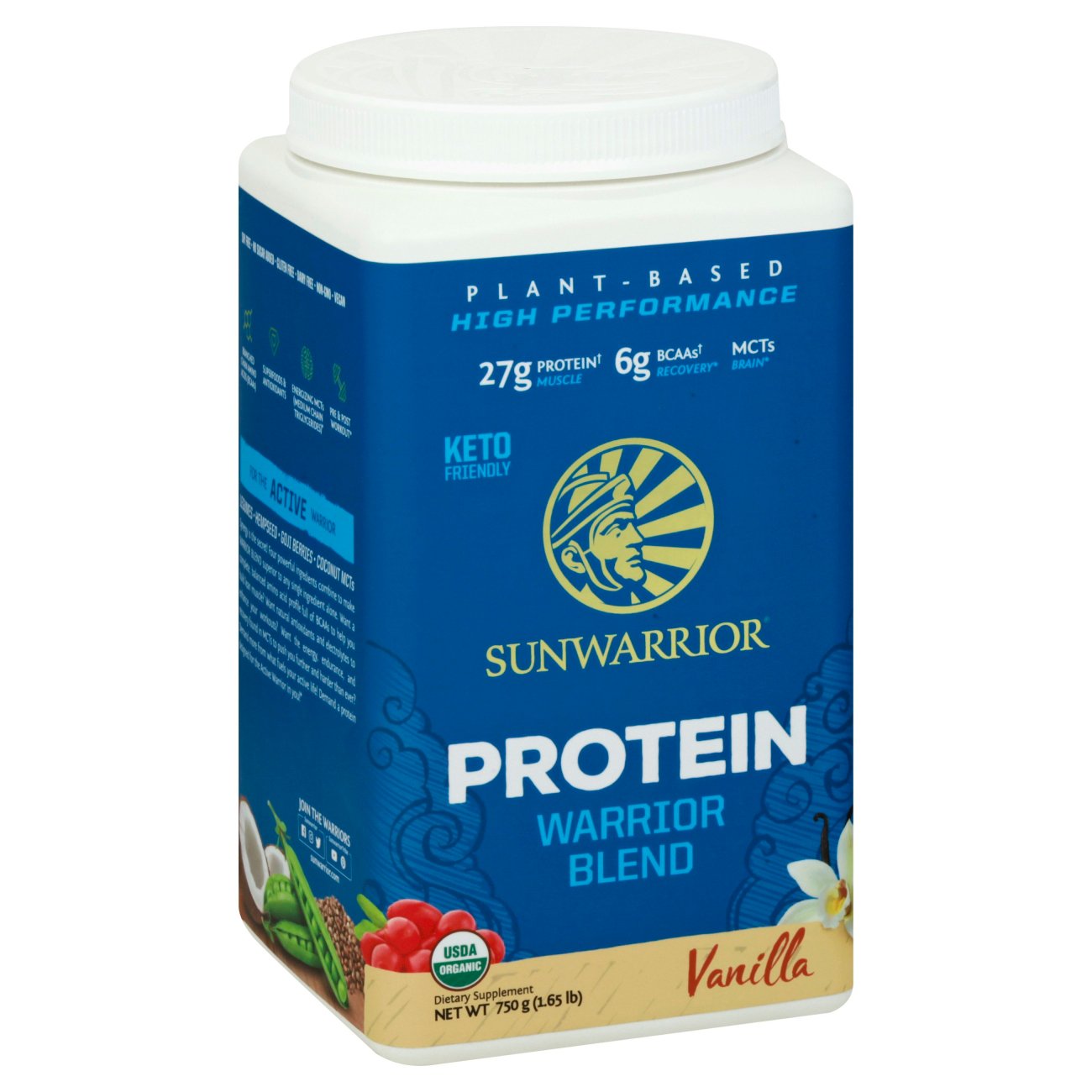 Sunwarrior Warrior Blend 27g Protein Powder - Vanilla