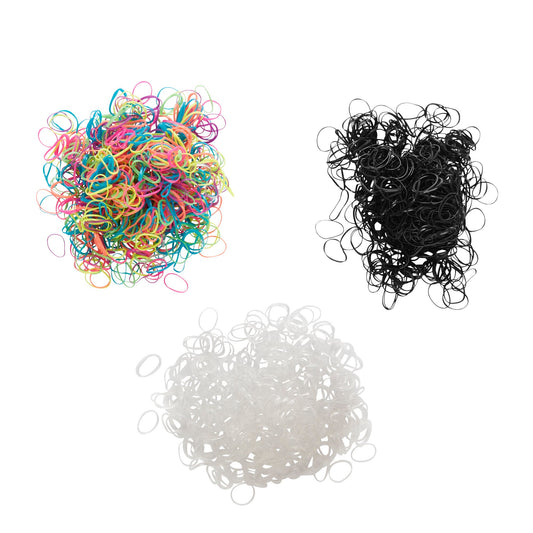 Scunci Assorted Polybands in Reusable Clamshell