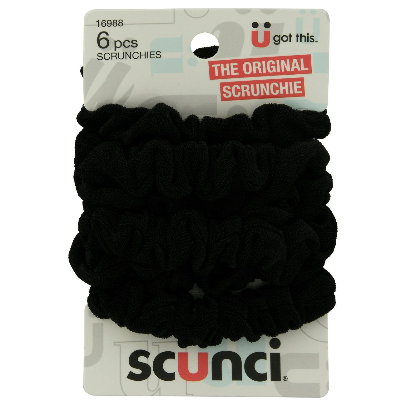Scunci Black Silky Twisters