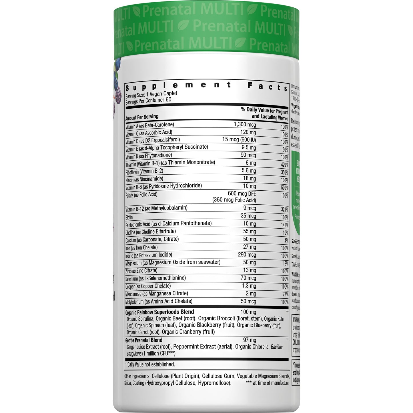 Rainbow Light Prenatal One Daily Multivitamin Tablets