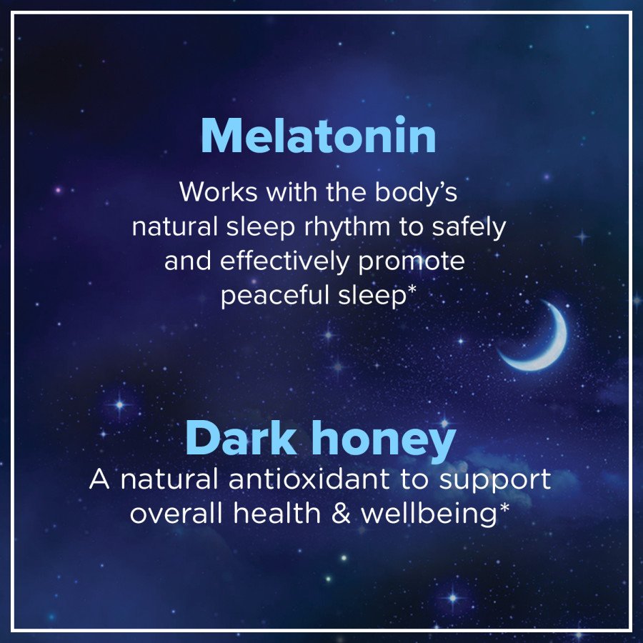 Zarbee's Sleep Support Melatonin Gummies - Natural Berry