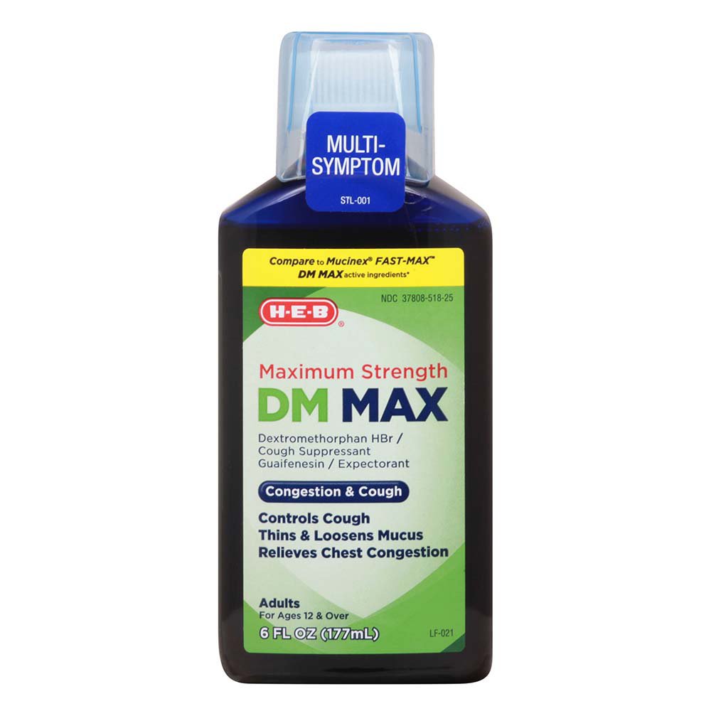 H-E-B Max Strength DM Max Congestion & Cough Liquid