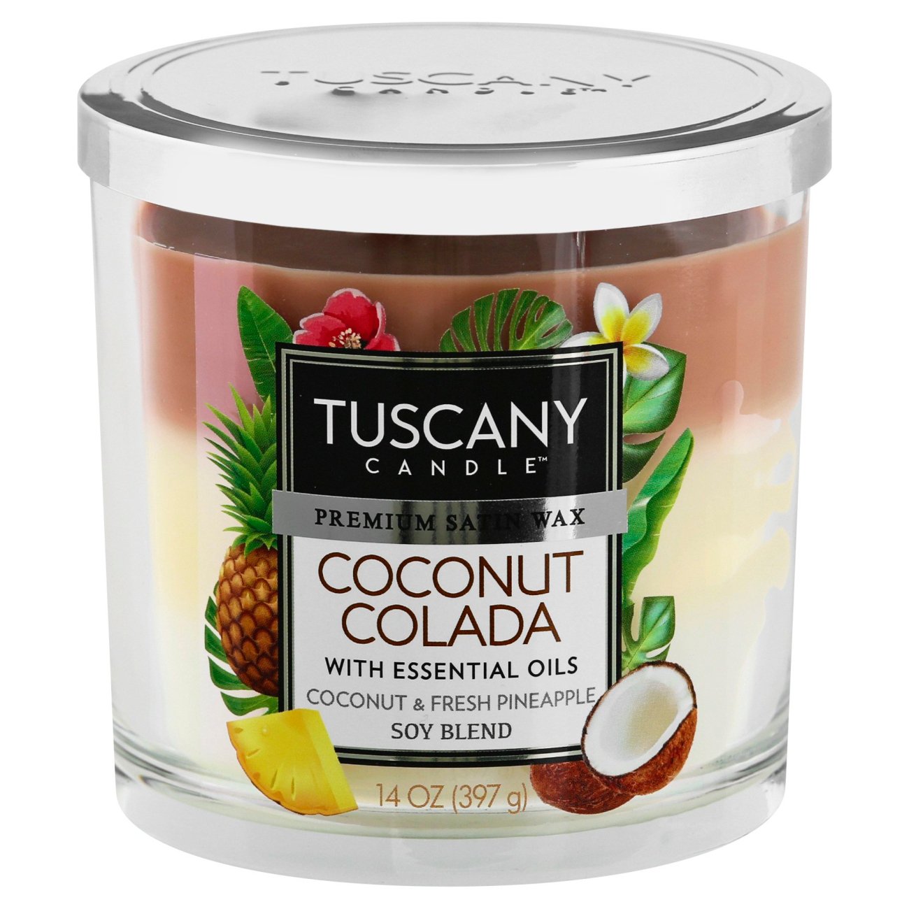 Tuscany Candle Coconut Colada Scented Soy Candle