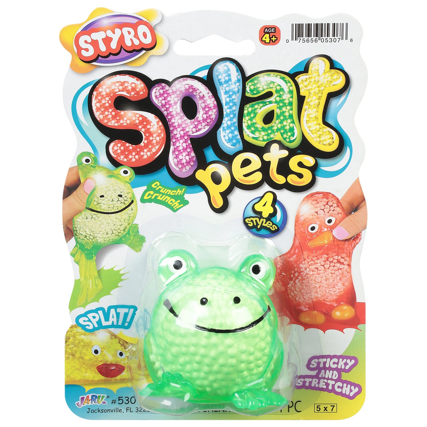 Styro Assorted Splat Pets