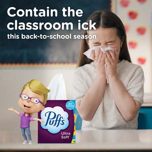 Puffs Ultra Soft Facial Tissues 4 pk