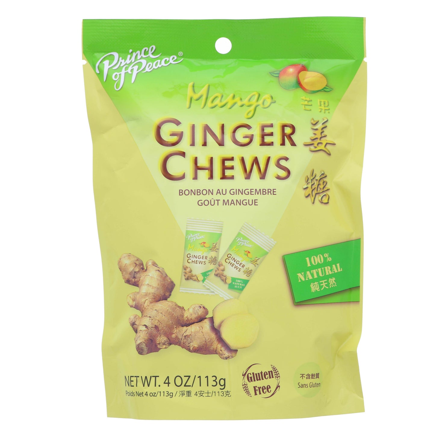 Prince of Peace Mango Ginger Chews