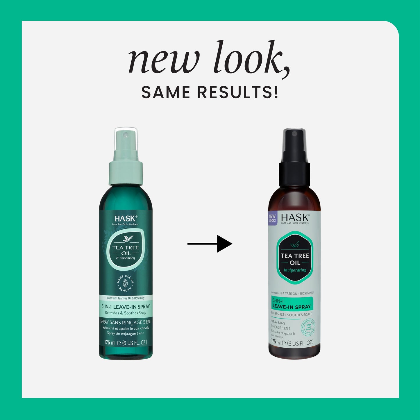 HASK Tea Tree Oil & Rosemary 5-in-1 Leave-In Spray
