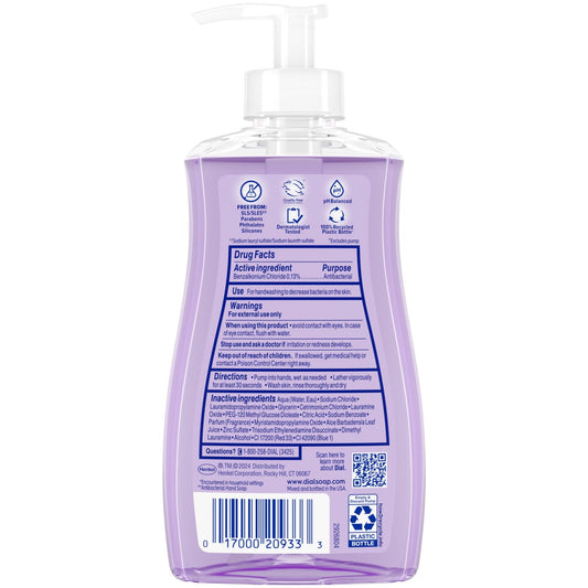 Dial Antibacterial Liquid Hand Soap - Lavender & Jasmine