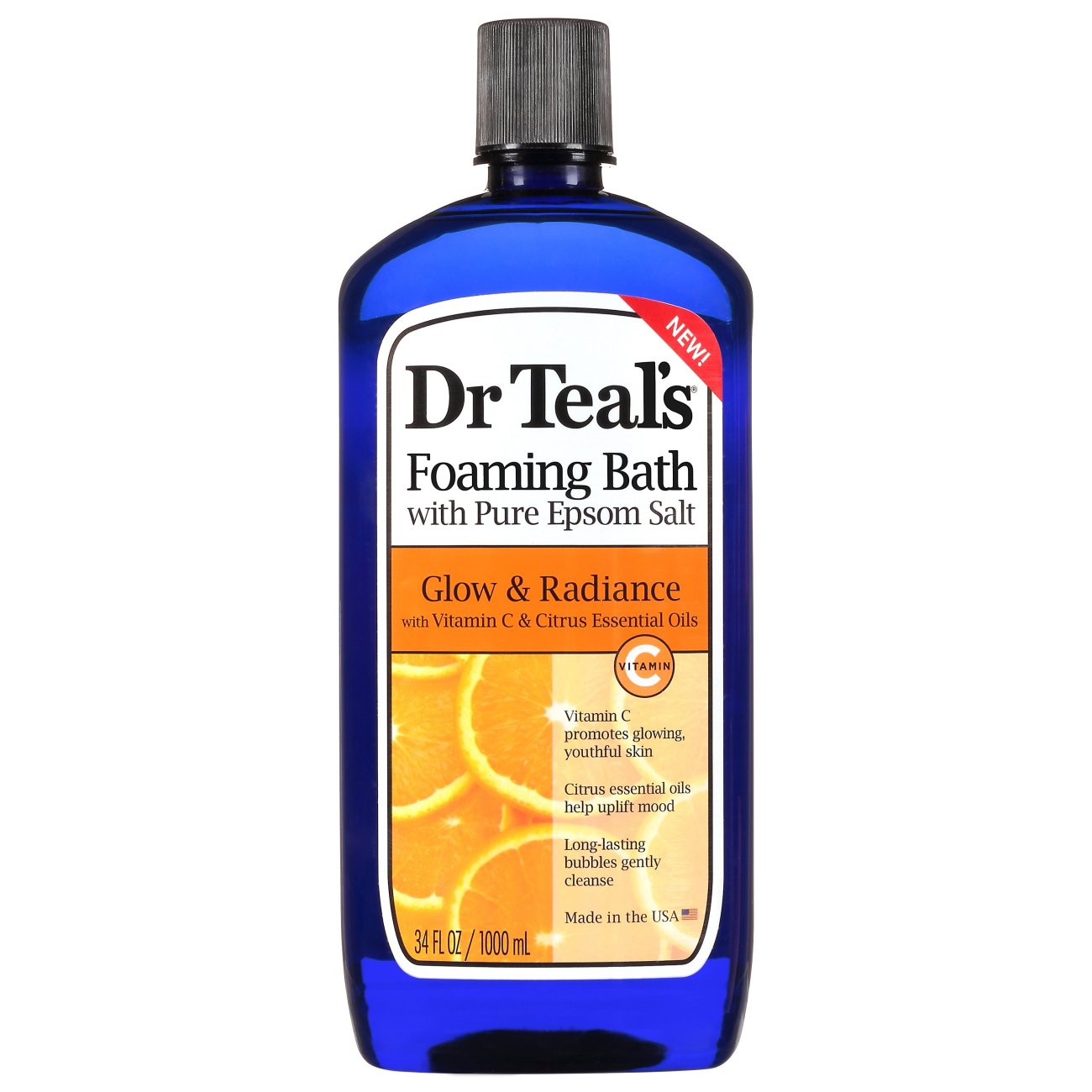 Dr Teal's Glow & Radiance Foaming Bath with Pure Epsom Salt