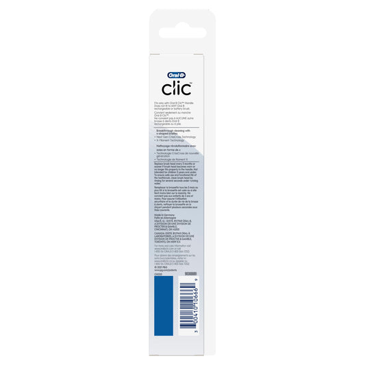 Oral-B Clic Toothbrush Replacement Brush Heads