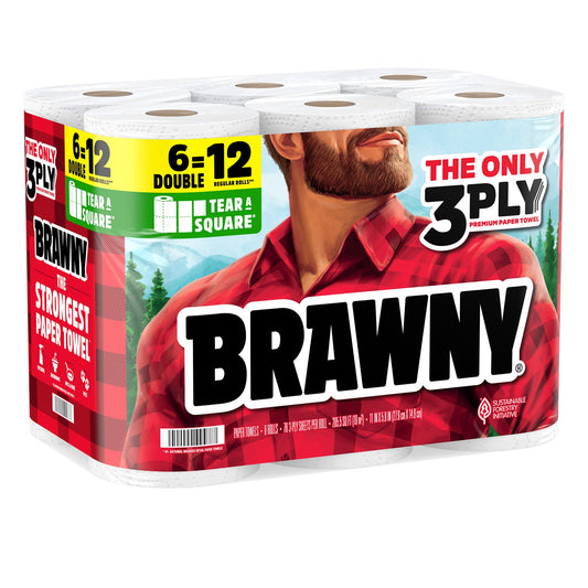 Brawny Tear-A-Square Paper Towels