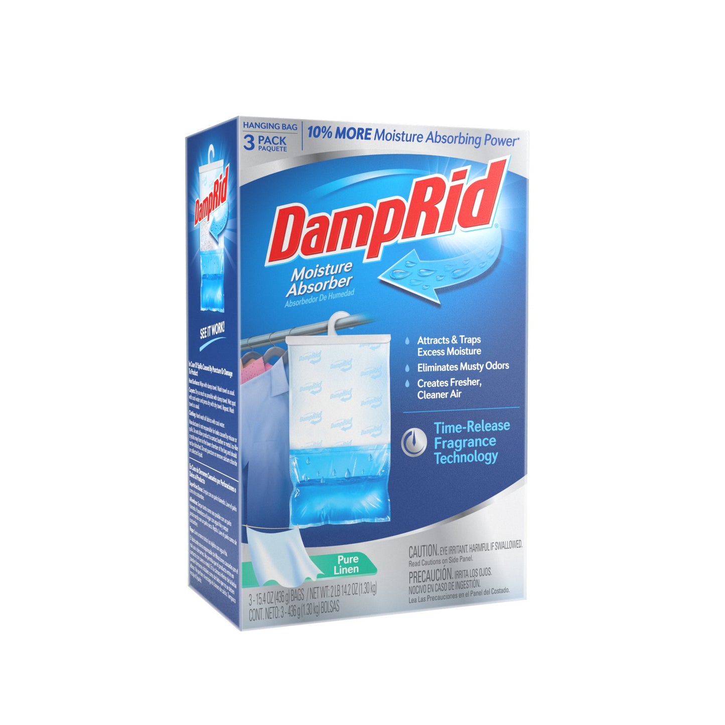 DampRid Pure Linen Scented Moisture Absorber Hanging Bags