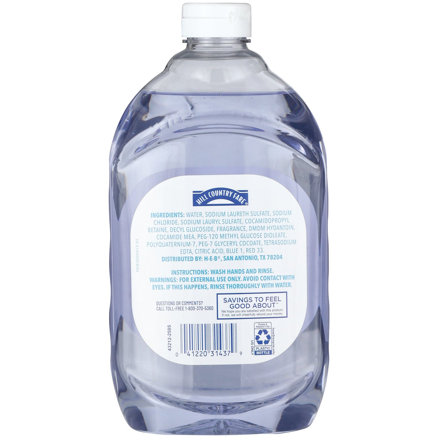 Hill Country Fare Hand Soap Refill - Clear