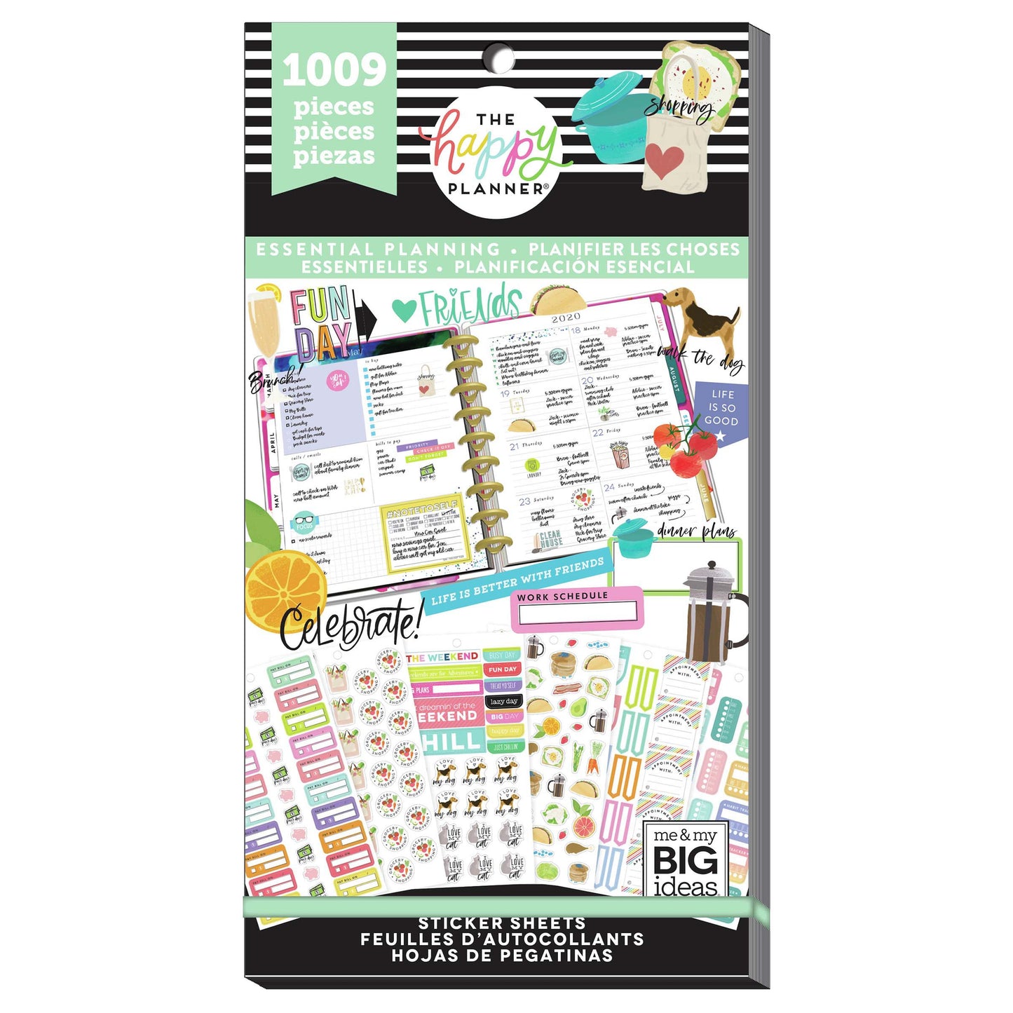 The Happy Planner Essential Planning Value Pack Stickers