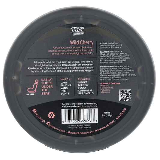 Citrus Magic On The Go Car Air Freshener - Wild Cherry