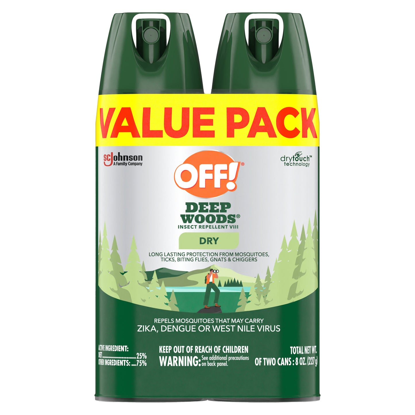 OFF! Deep Woods Insect Repellent VIII Spray