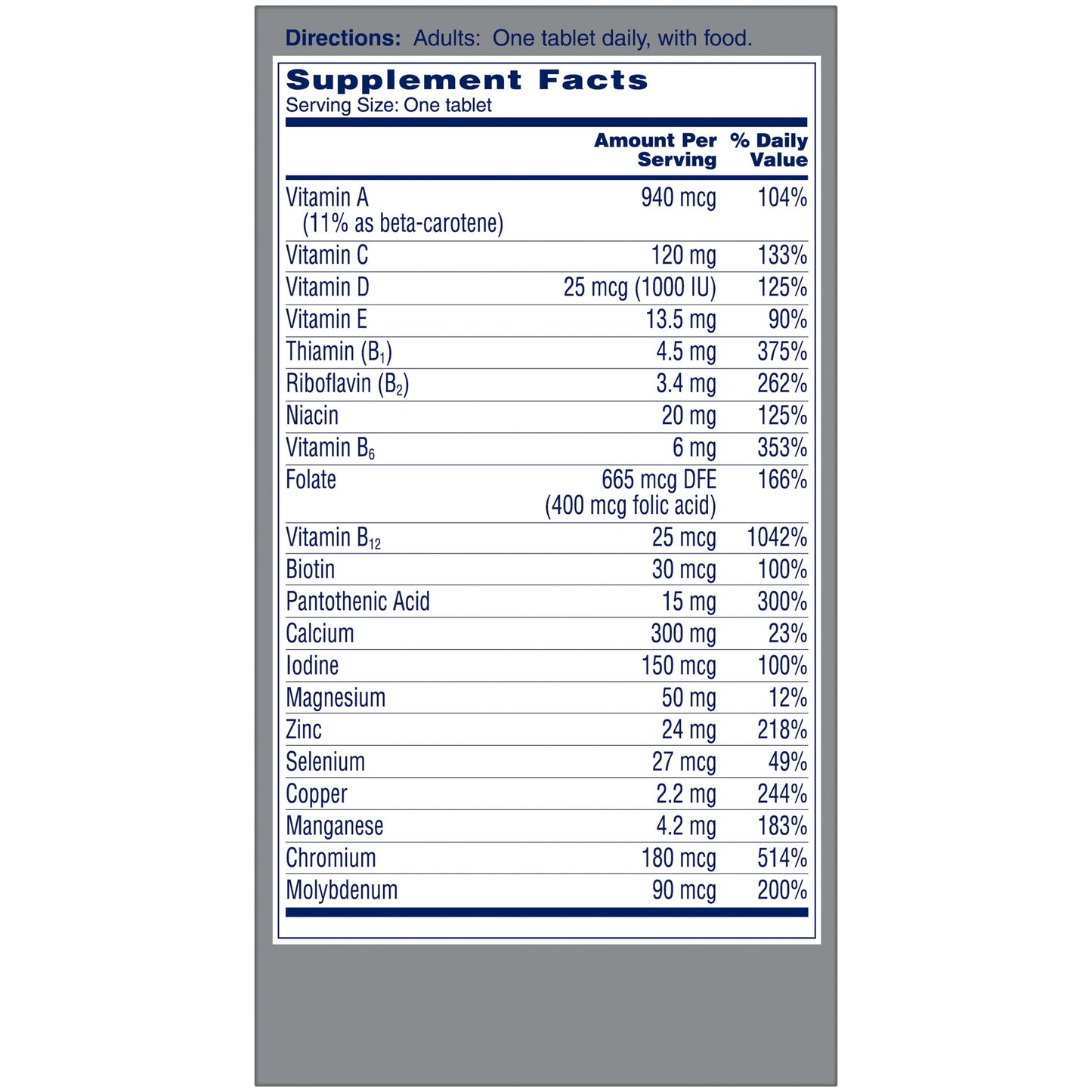 One A Day Women's 50+ Complete Multivitamin Tablets