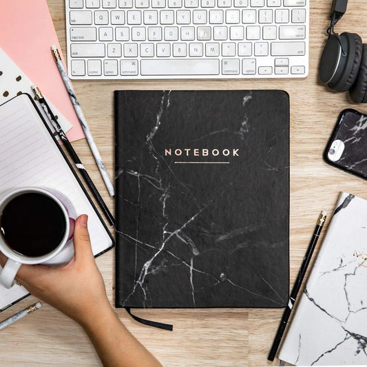 Eccolo Black Marble Journal
