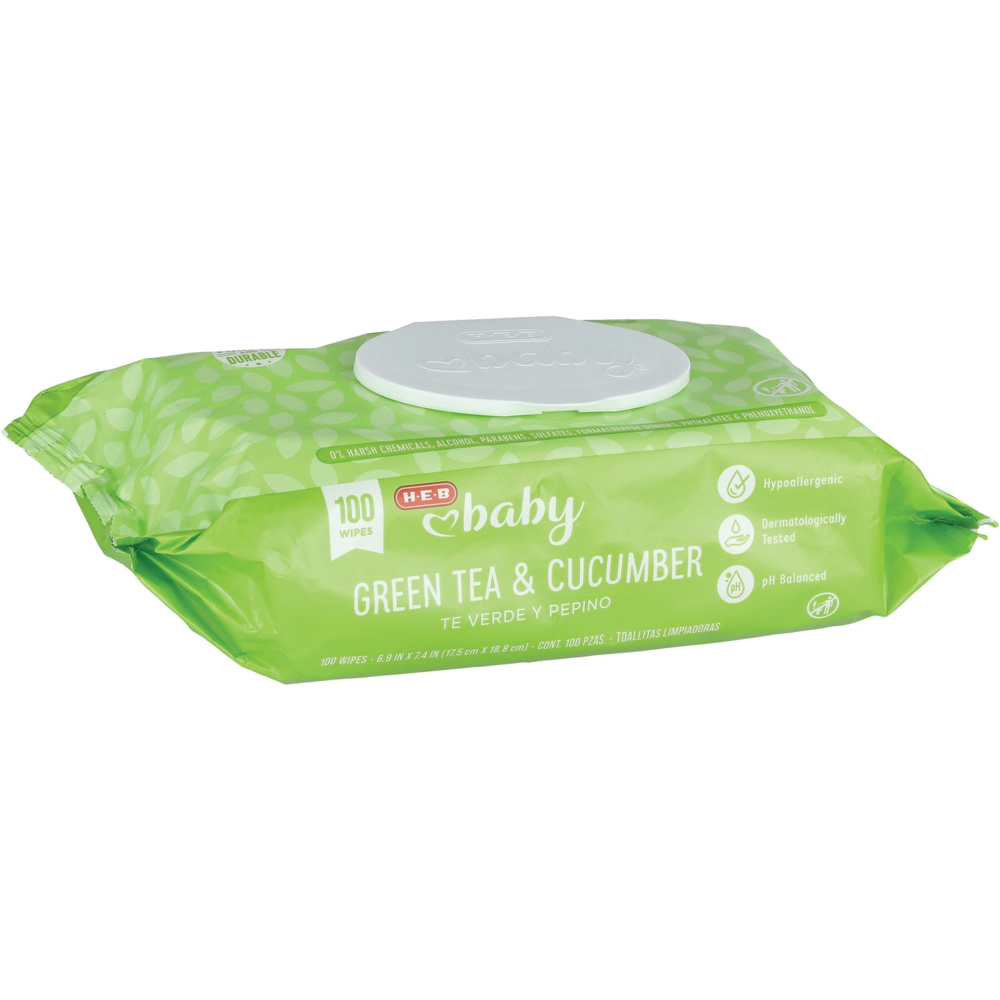 H-E-B Baby Green Tea & Cucumber Wipes - Texas-Size Pack