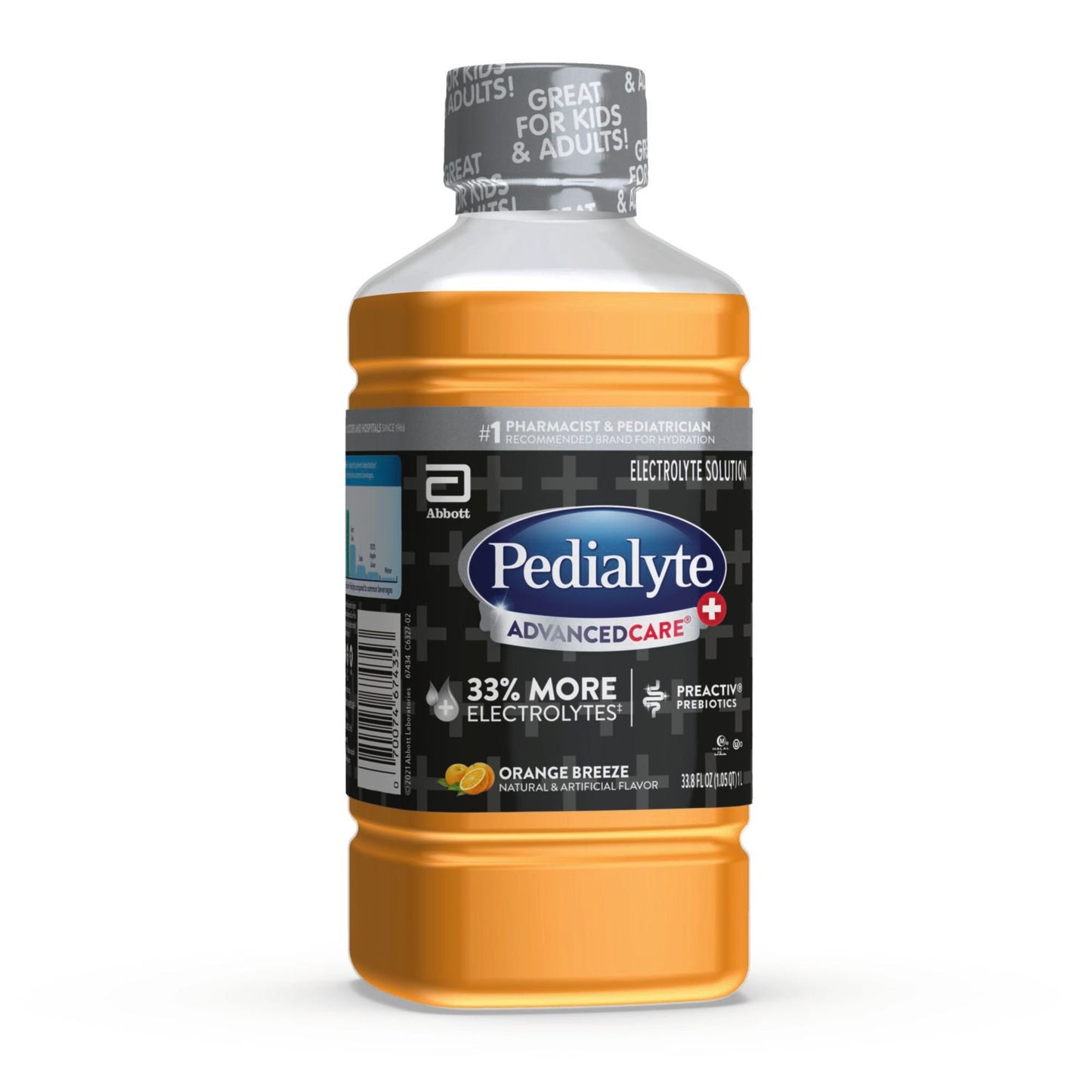 Pedialyte Advanced Care Plus Electrolyte Drink - Orange Breeze