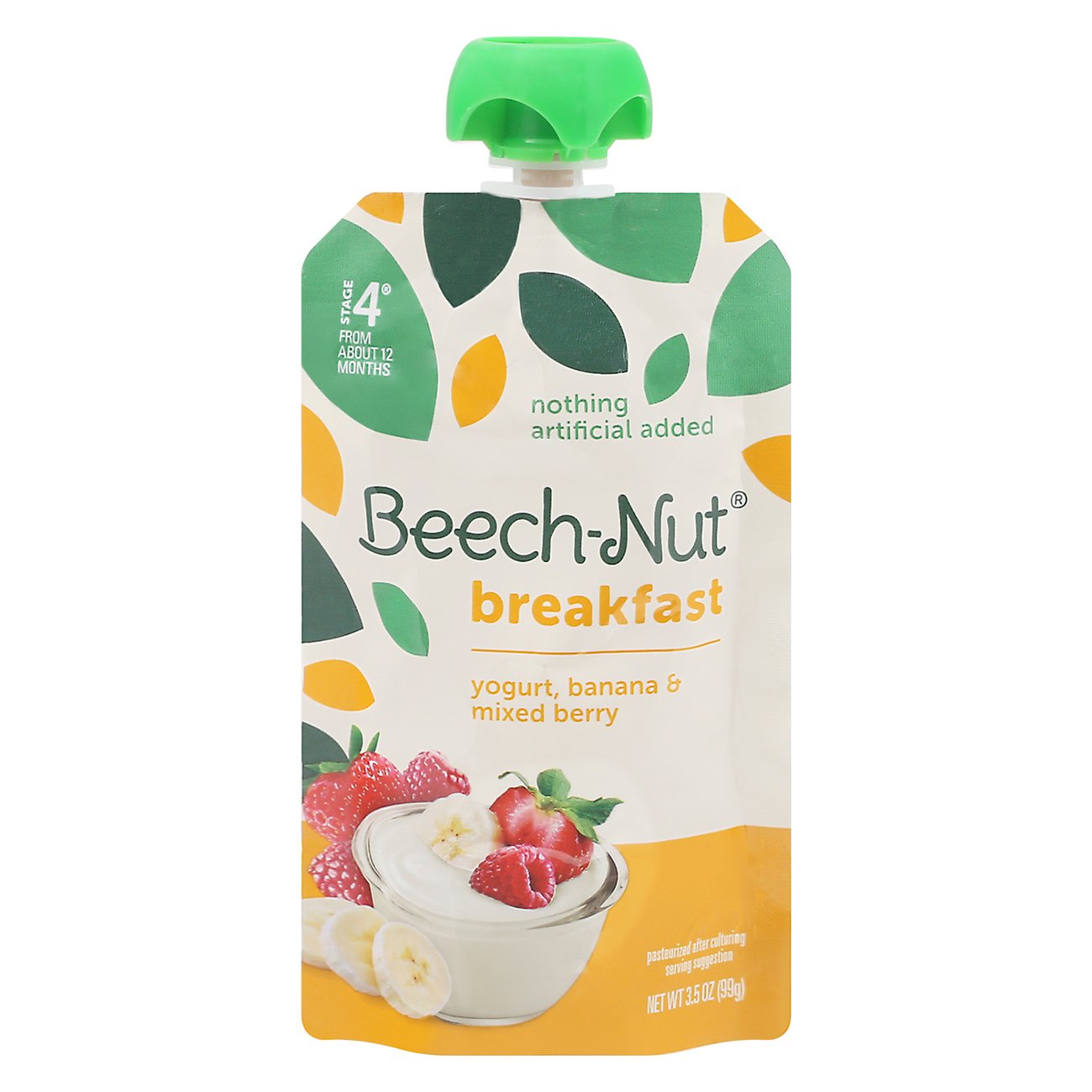 Beech-Nut Breakfast Pouch - Yogurt Banana & Mixed Berry